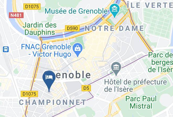 Isere - Appt Chic&branche Piscine Garage Maps