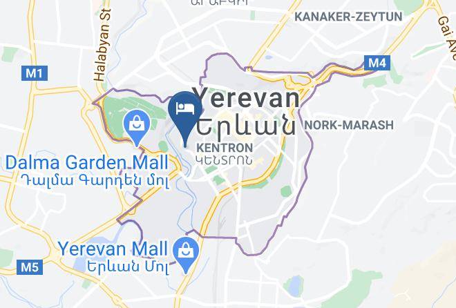 Apricot Hotel Yerevan Map