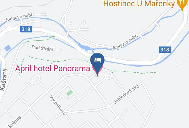 Rychnov Nad Kneznou - April Hotel Panorama Maps