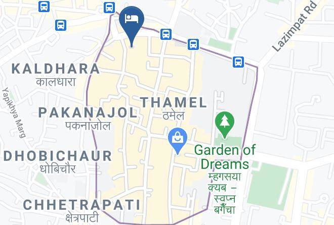 Kathmandu - Apsara Boutique Hotel Maps