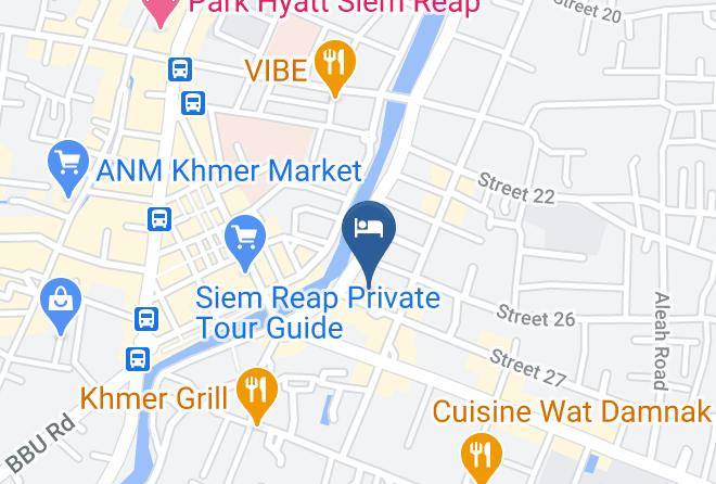 Apsara Residence Hotel Karte - Siem Reap - Siem Reab Town