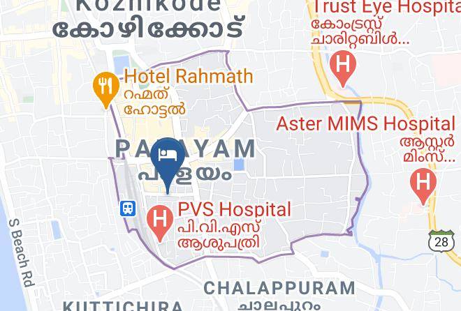 Kozhikode - Apsara Tourist Home Maps