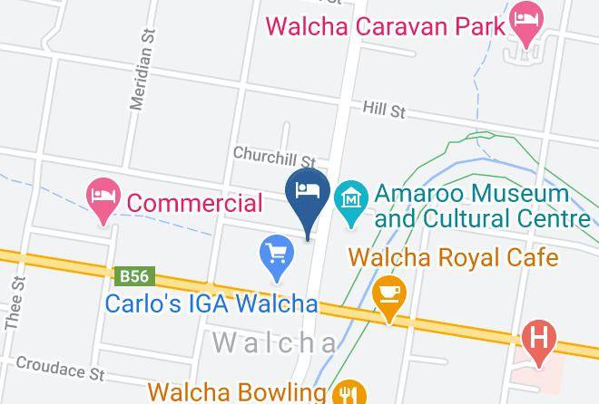 Walcha - Apsley Arms Hotel Maps