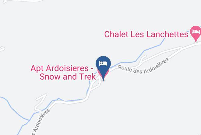 Haute Savoie - Apt Ardoisieres Snow And Trek Maps