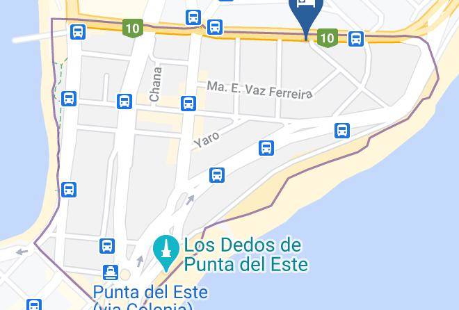 Punta Del Este - Apto El Mar Maps