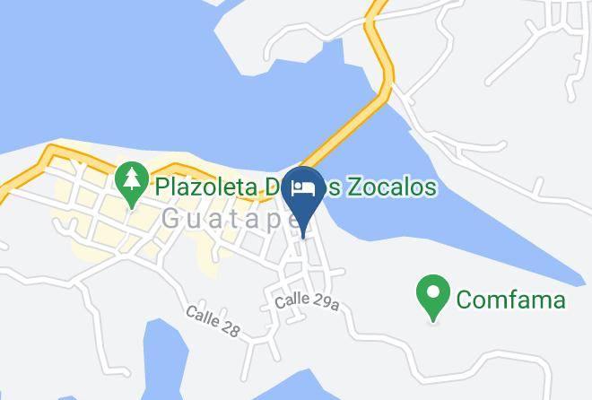 Guatape - Hotel El Molino El Penol Maps