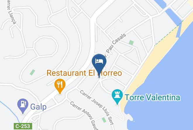 Girona - Apto St Antoni Montseny Torrevalentina Maps