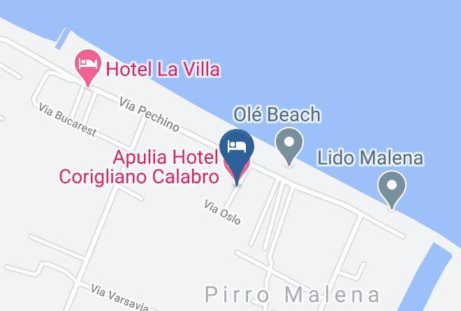 Cosenza - Apulia Hotel Corigliano Calabro Maps