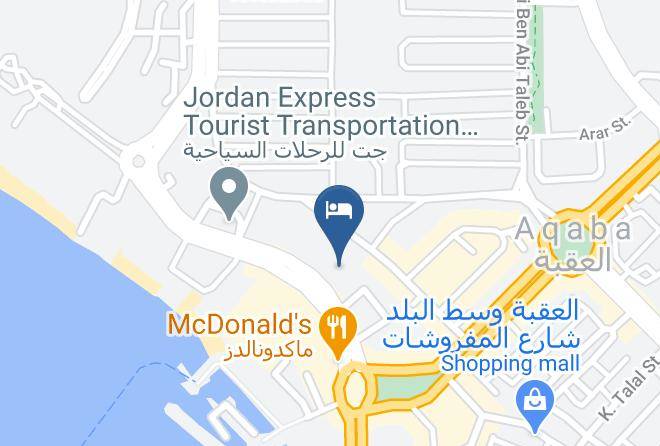 Al Aqaba Qasabah - Aqaba Gulf Hotel Aqaba Maps