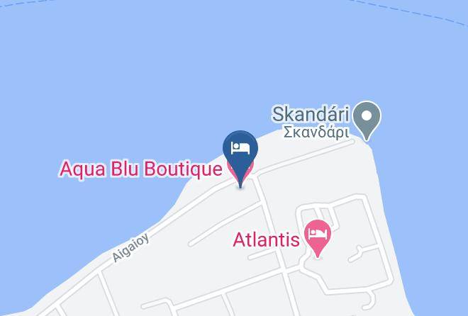 Kos - Aqua Blu Boutique Hotel Maps