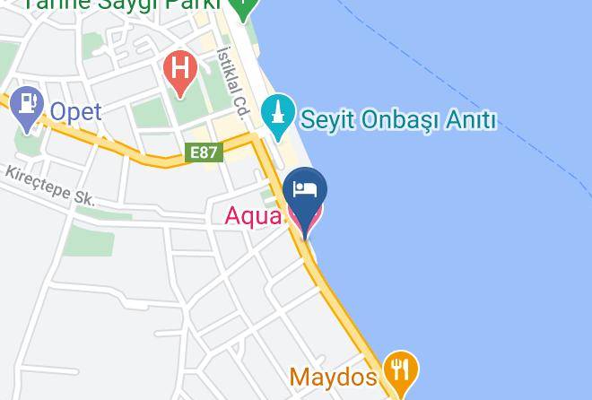 Eceabat - Aqua Hotel Maps