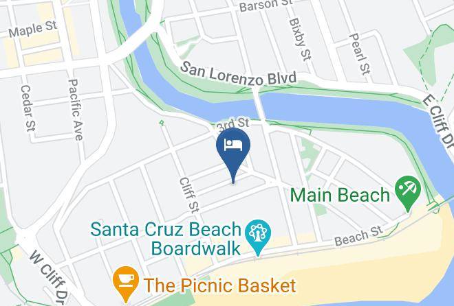 Santa Cruz - Aqua Breeze Inn Maps