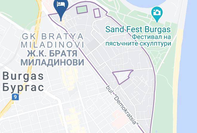 Burgas Zhk Lazur - Aqua Hotel Maps