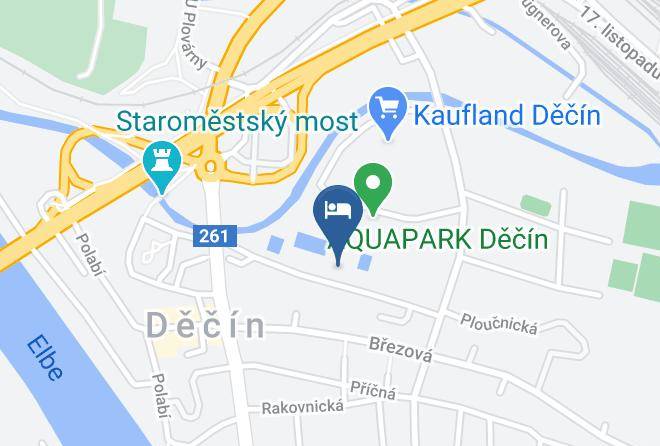 Decin - Aqua Hotel Maps