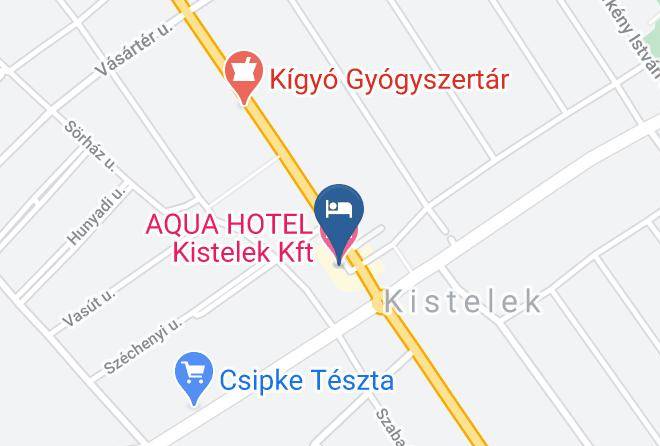 Kistelek - Aqua Hotel Kistelek Kft Maps