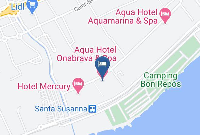 Barcelona - Aqua Hotel Onabrava & Spa Maps