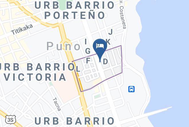 Puno - Aqua Hotel Sauna Gym Maps