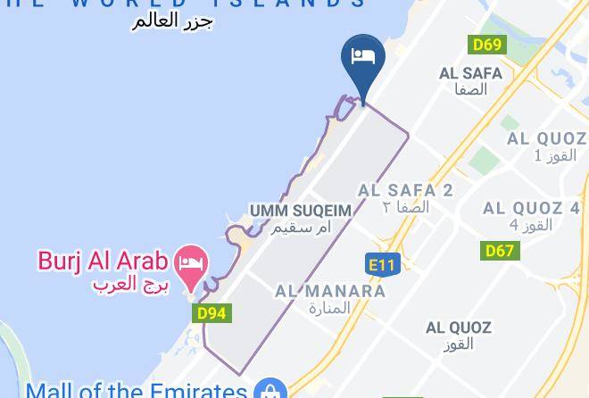 Dubai - Acqua Lounge Beach Walk Hotel Maps