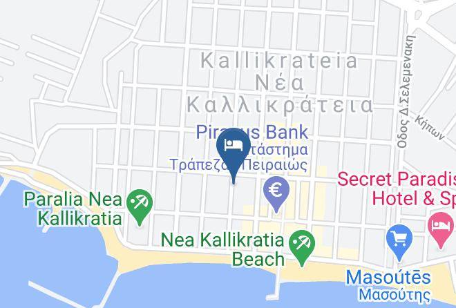 Khalkidhiki - Aqua Mare Hotel Maps