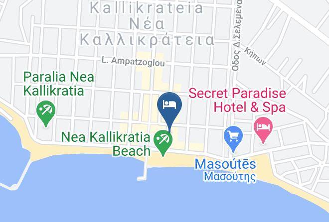 Khalkidhiki - Aqua Mare Sea Side Maps