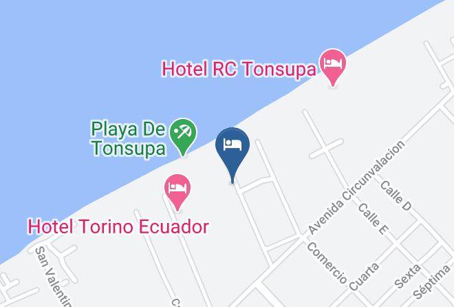 Aqua Marina Hotel Map