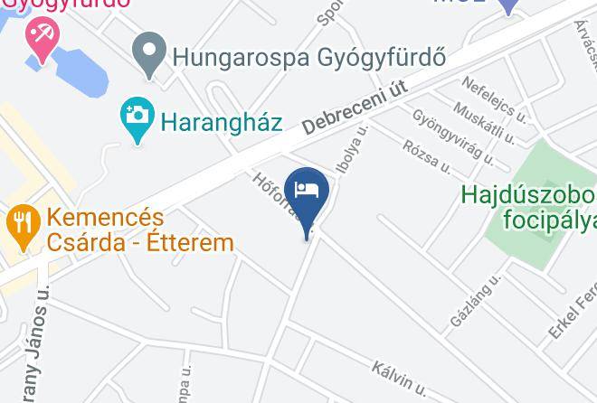 Hajduszoboszlo - Aqua Panzio Maps