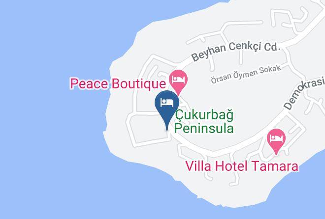 Kas - Aqua Park Otel Maps