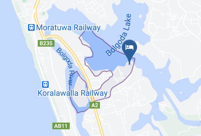 Colombo - Aqua Pearl Lake Resort Maps
