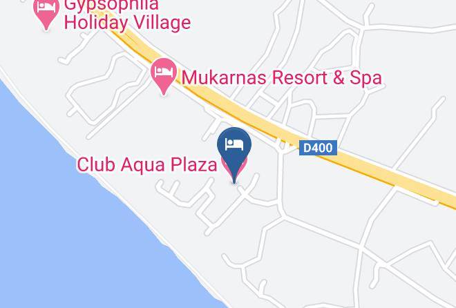 Club Aqua Plaza Map - Antalya