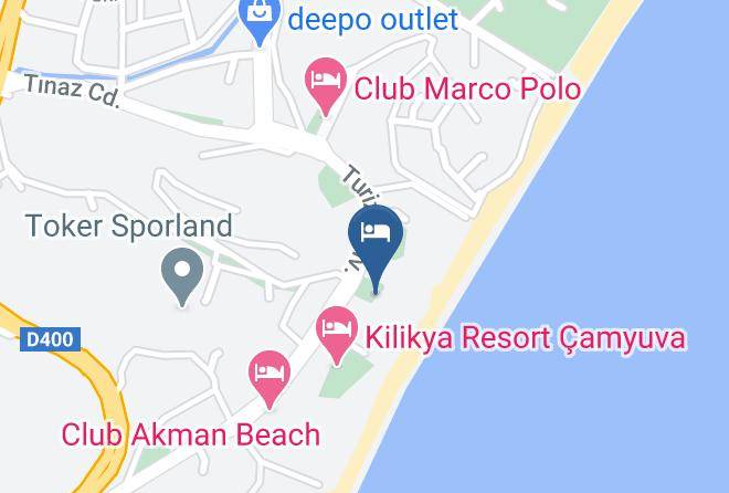 Kemer - Aqua Resort Maps