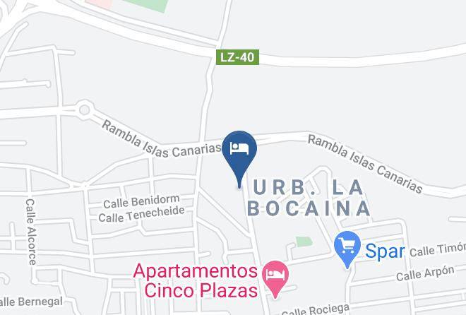 Las Palmas - Aqua Suites Hotel Boutique Maps