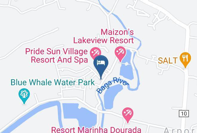 Aqua The Park Baga River Goa Map