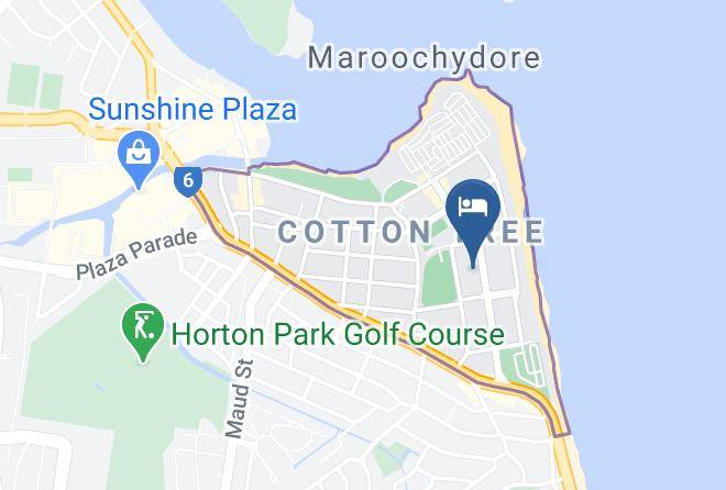 Aqua Vista Resort Maroochydore Map