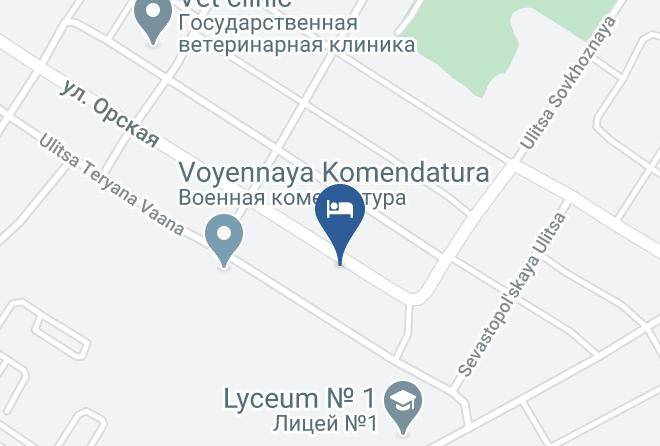 Orenburg - Aqua Zone Sauna Hotel Maps
