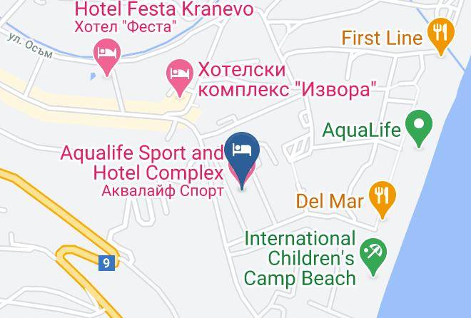 Balchik - Aqualife Sport And Hotel Complex Maps