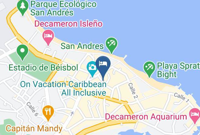 San Andres - Aqualina Inn Maps