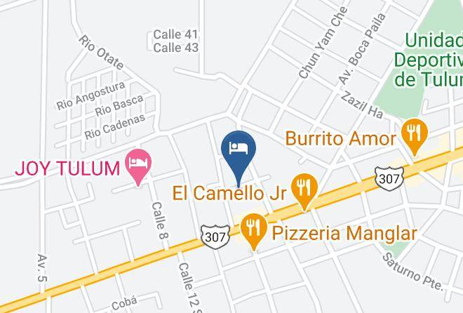 Aqualum Tulum Map