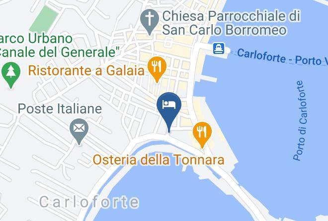 Province Of South Sardinia - Aquamadre Suites Maps