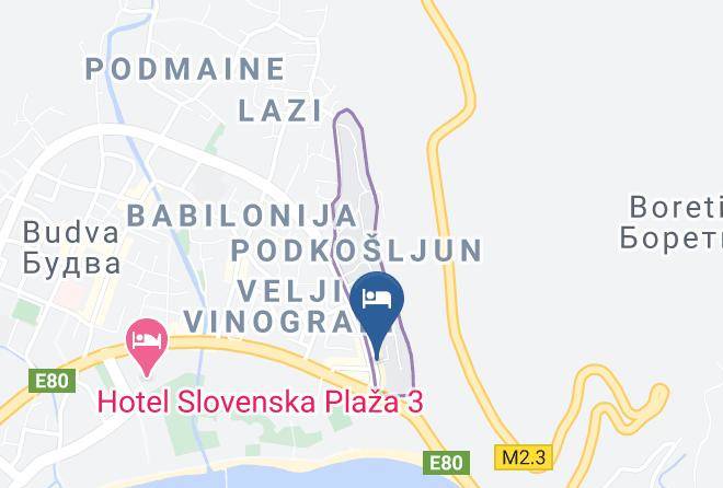 Budva - Aquamarin Maps