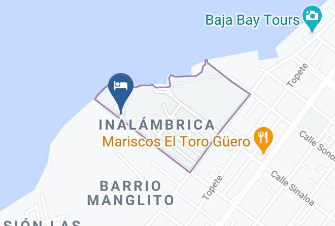La Paz - Aquamarina Rv Park Maps