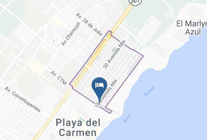 Solidaridad - Aquamarina Suites Maps