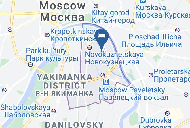Moscow - Aquamarine Hotel Maps
