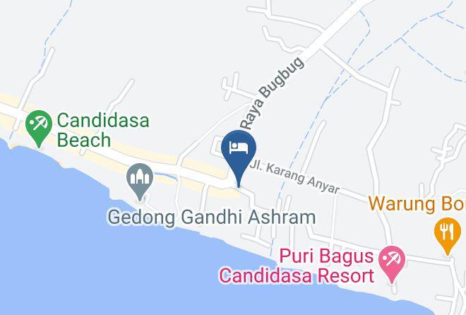 Karangasem Regency - Aquaria Restaurant Maps