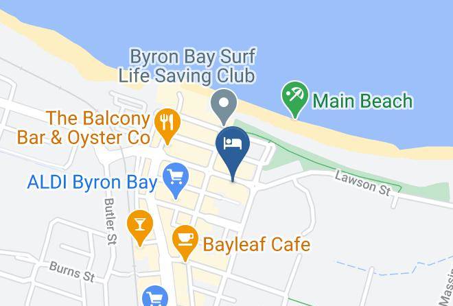 Aquarius Backpackers Resort Map