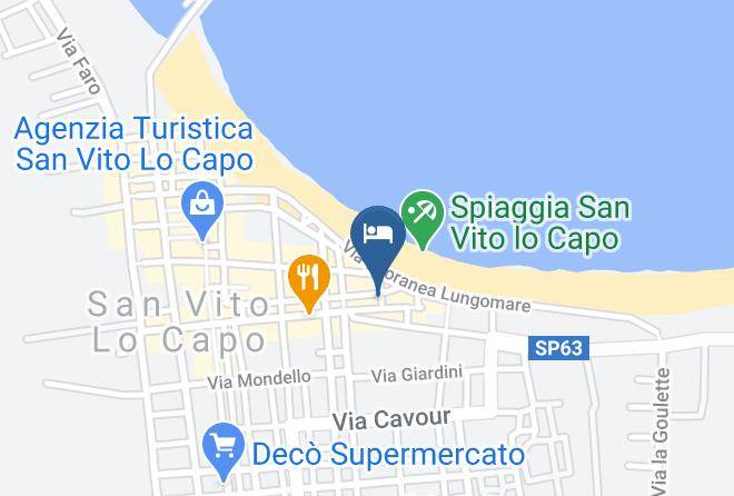 Trapani - Aquarius B&b Maps