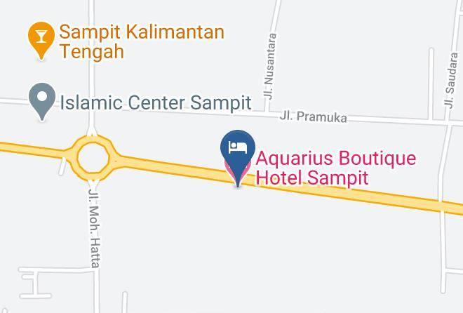 Kotawaringin Timur - Aquarius Boutique Hotel Sampit Maps