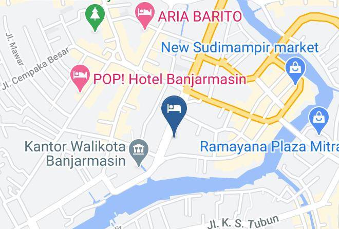 Banjarmasin - Aquarius Hotel Maps