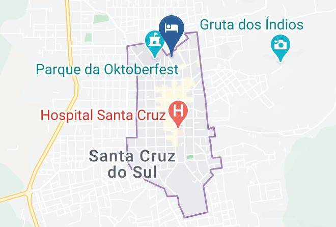 Santa Cruz Do Sul - Aquarius Hotel Flat Residence Maps