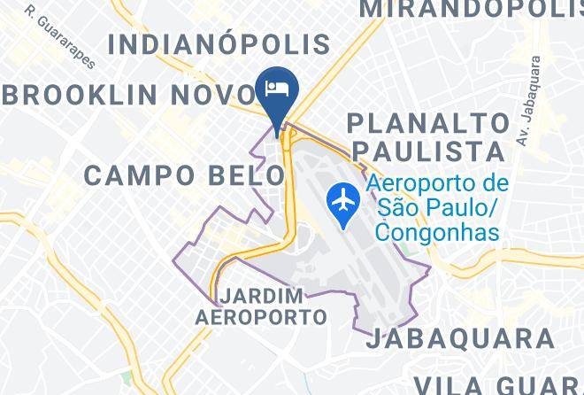 Sao Paulo Campo Belo - Aquarius Hotel Maps