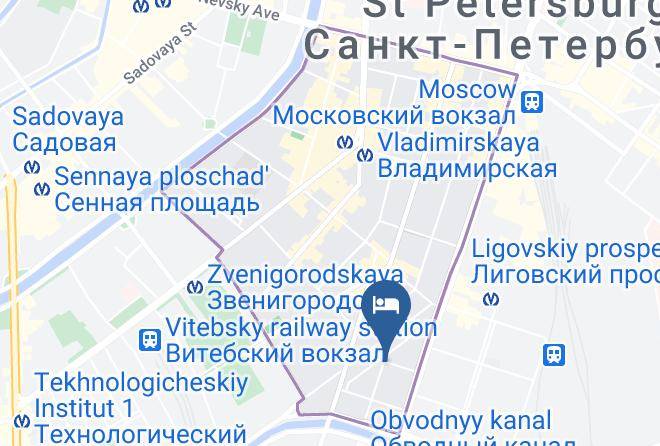 Saint Petersburg - Aquarius Hotel Maps